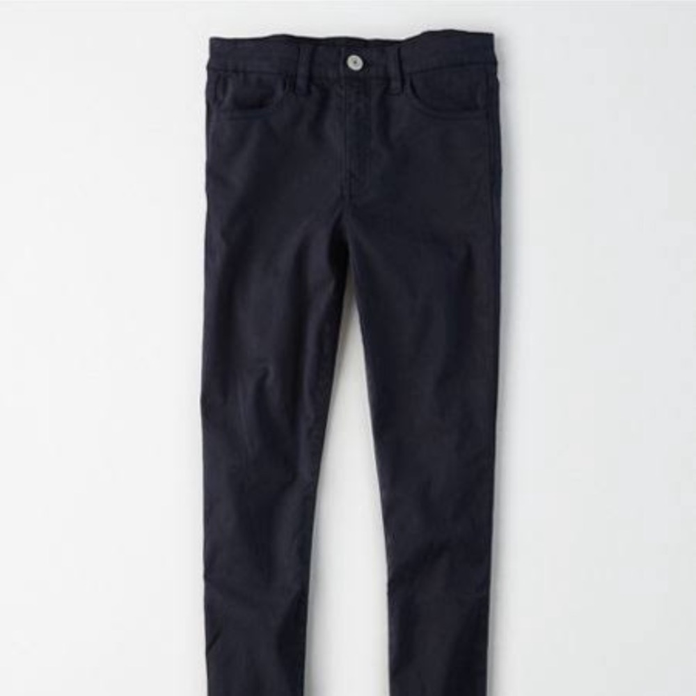 American Eagle High Rise Navy Jeggings